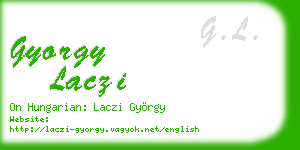 gyorgy laczi business card